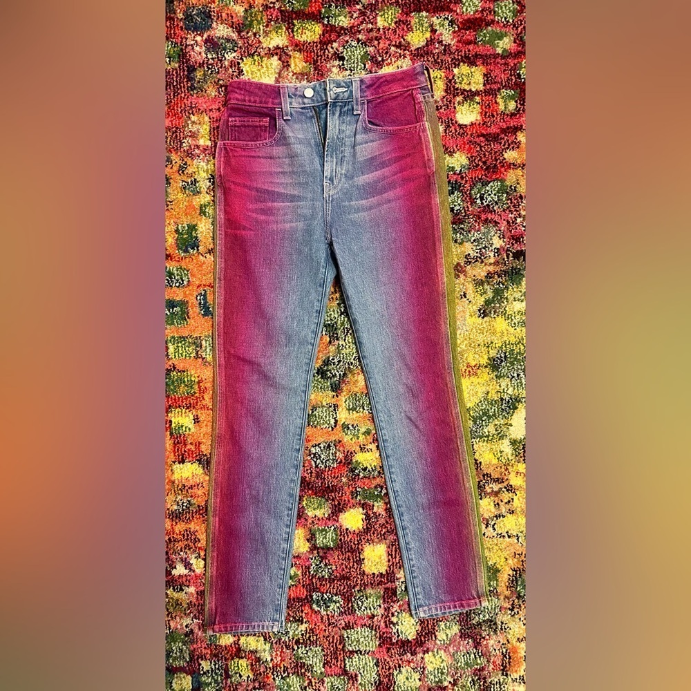 Vintage Y2K Jordache Jeans with Ombré Custom Dye (RARE)